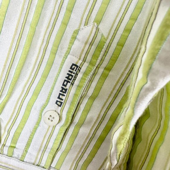 Marithe Francois Girbaud Vintage Stripe Long Sleeve Button Up Shirt Size XXl NWT - Picture 4 of 10